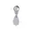 Lupe Yoplin 30X - silber, Farbe: silber personalisierte Geschenke 