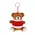 Keyring Teddy Cardix, Color: brown