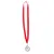Medaille Corum - red - silver, Farbe: red - silver personalisierte Geschenke 