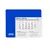 Mauspad Kalender Rendux - blau, Farbe: blau personalisierte Geschenke 