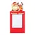 Magnet Larry - rot, Farbe: rot personalisierte Geschenke 