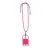 Schlüsselband Sebly - rosa, Farbe: rosa personalisierte Geschenke 