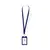 Namensschild Schlüsselband Fleck - navy blau, Farbe: navy blau personalisierte Geschenke 