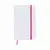 Notizblock Yakis - weiß - fuchsia, Farbe: weiß - fuchsia personalisierte Geschenke , 12 image