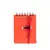 Mini Notizbuch Duxo - rot, Farbe: rot personalisierte Geschenke , 4 image