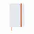 Notizblock Yakis - weiß - orange, Farbe: weiß - orange personalisierte Geschenke , 4 image