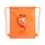 Faltbarer Rucksack Kissa - orange, Farbe: orange personalisierte Geschenke , 3 image
