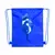 Faltbarer Rucksack Kissa - blau, Farbe: blau personalisierte Geschenke , 6 image