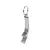 Schlüsselanhänger Flaschenöffner Milter - silber, Farbe: silber personalisierte Geschenke , 2 image