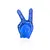 Klatschhand Hogan - blau, Farbe: blau personalisierte Geschenke , 2 image