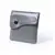 Tasche Aschenbecher Berko - silber, Farbe: silber personalisierte Geschenke , 3 image