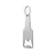 Schlüsselanhänger Flaschenöffner Clevon - silber, Farbe: silber personalisierte Geschenke , 2 image
