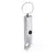 Lampe Schlüsselanhänger Kushing - silber, Farbe: silber personalisierte Geschenke , 3 image