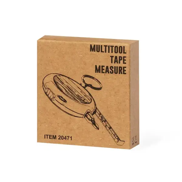 Multiwerkzeug Maßband Wilco 1m - schwarz personalisierte Geschenke , 9 image