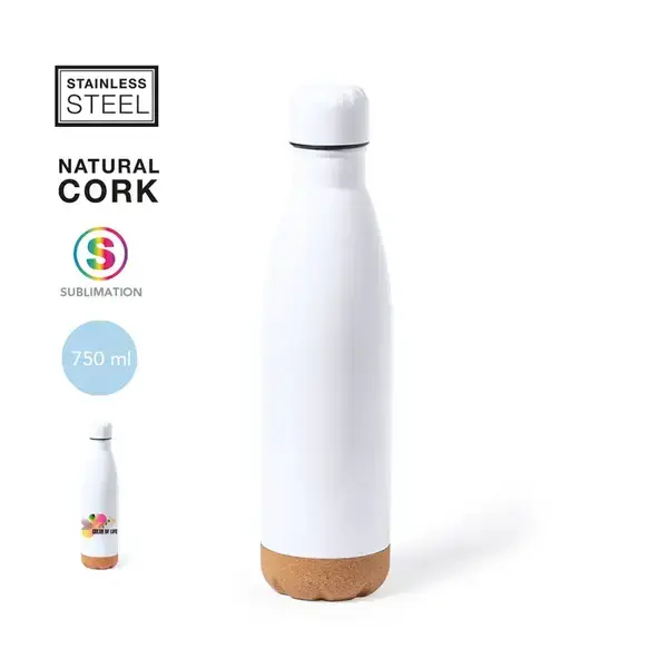 Sublimations Trinkflasche Pooch - weiß personalisierte Geschenke , 8 image
