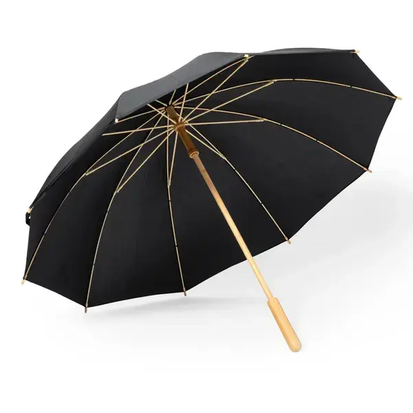 Regenschirm Gotley - schwarz personalisierte Geschenke , 3 image