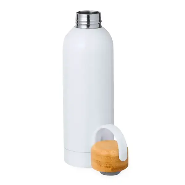 Sublimations Wärme Flasche Jano - weiß personalisierte Geschenke , 2 image