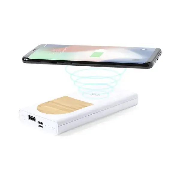 Power Bank Ditte - weiß personalisierte Geschenke , 7 image