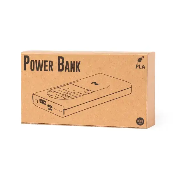 Power Bank Ditte - weiß personalisierte Geschenke , 9 image