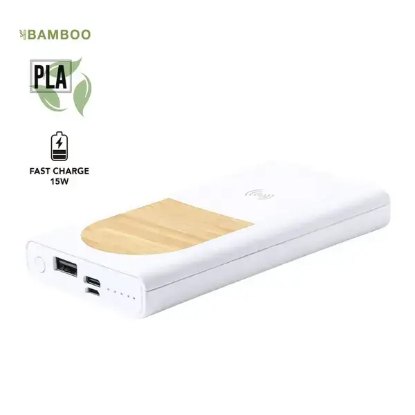 Power Bank Ditte - weiß personalisierte Geschenke , 8 image