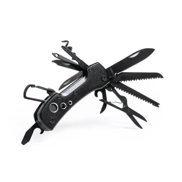 Multifunktionstaschenmesser Komit - schwarz personalisierte Geschenke , 3 image