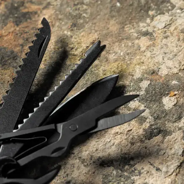 Multifunktionstaschenmesser Komit - schwarz personalisierte Geschenke , 5 image