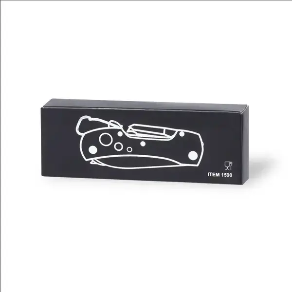 Multifunktionstaschenmesser Komit - schwarz personalisierte Geschenke , 8 image