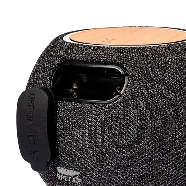 Ladegerät Lautsprecher Cedric - schwarz personalisierte Geschenke , 2 image