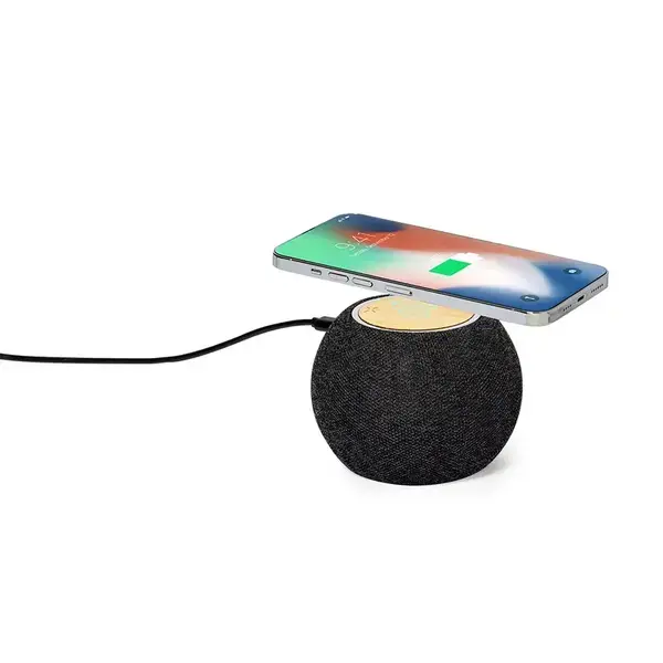 Ladegerät Lautsprecher Cedric - schwarz personalisierte Geschenke , 13 image