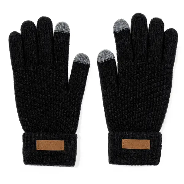 Touchpad Handschuhe Demsey - schwarz personalisierte Geschenke 