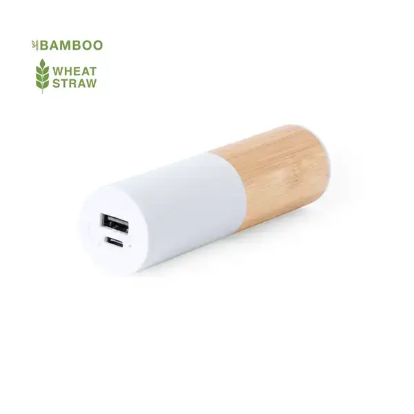 Power Bank Reneh - weiß personalisierte Geschenke , 6 image