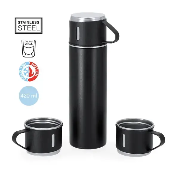 Set Melbir - schwarz personalisierte Geschenke , 7 image