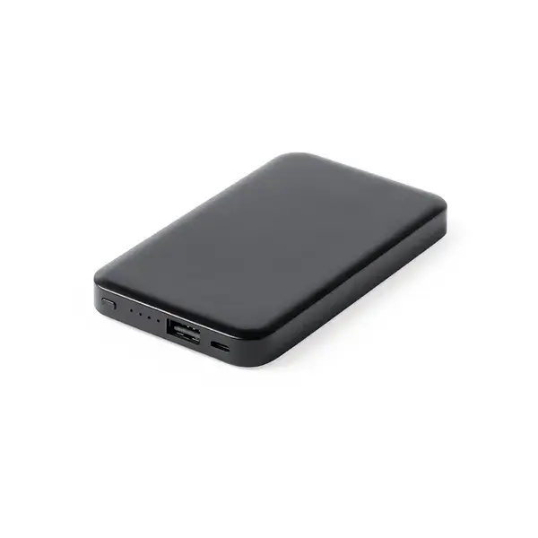 Power Bank Kustol - schwarz personalisierte Geschenke 