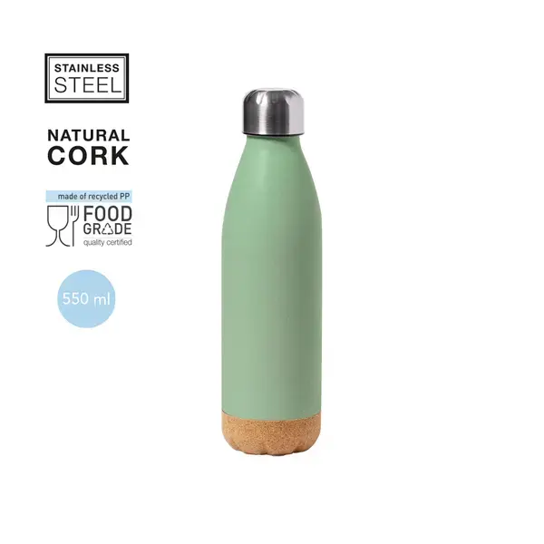 Trinkflasche Stroud - grün, Farbe: grün, Verpackung: Kraft Box mit Design personalisierte Geschenke , 3 image