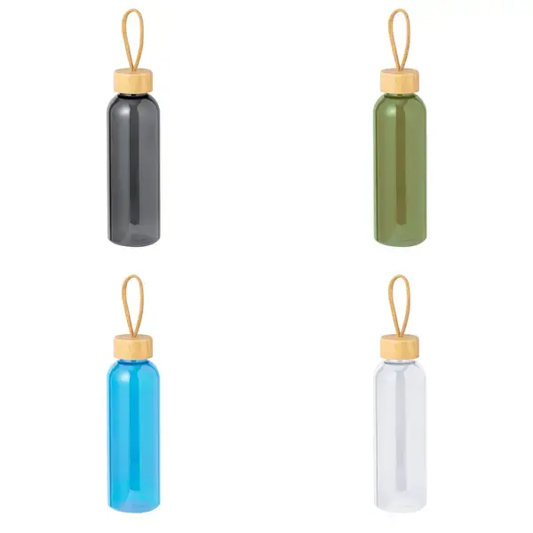 Trinkflasche Tournax - grün, Farbe: grün, Verpackung: recycelte Papier Tasche personalisierte Geschenke , 2 image