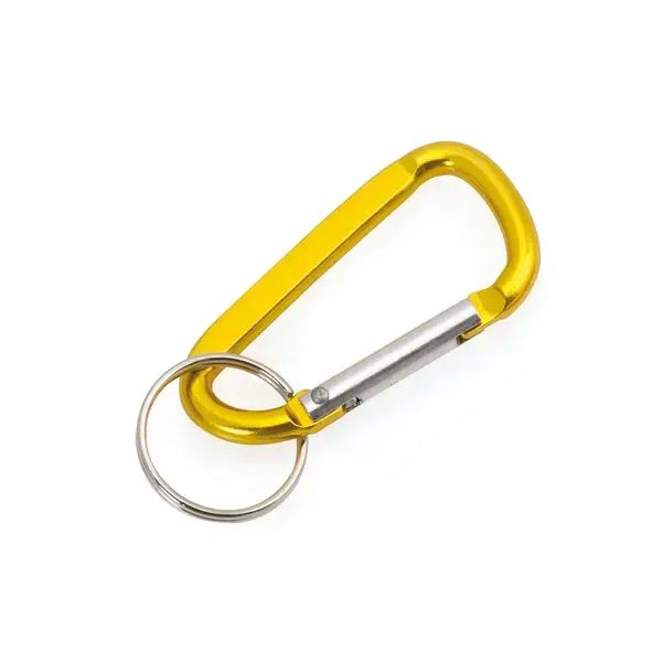Karabiner Zoko - gelb, Farbe: gelb personalisierte Geschenke 