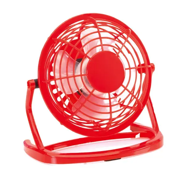 Mini Ventilator Miclox - rot, Farbe: rot personalisierte Geschenke 