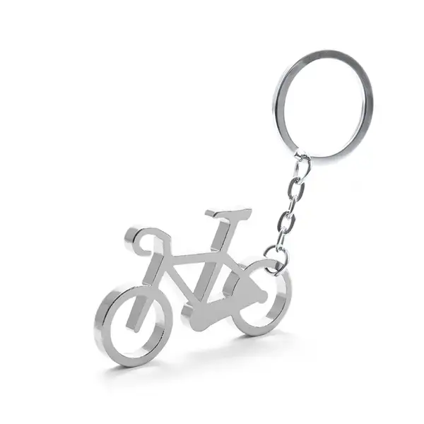 Schlüsselanhänger Ciclex - silber, Farbe: silber personalisierte Geschenke 