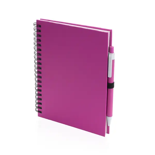 Notizbuch Koguel - rosa, Farbe: rosa personalisierte Geschenke 