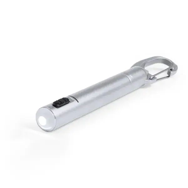 Kugelschreiber Lampe Krujer - silber, Farbe: silber personalisierte Geschenke 