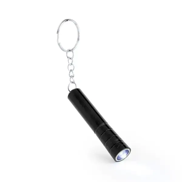 Lampe Schlüsselanhänger Flonse - schwarz, Farbe: schwarz personalisierte Geschenke 