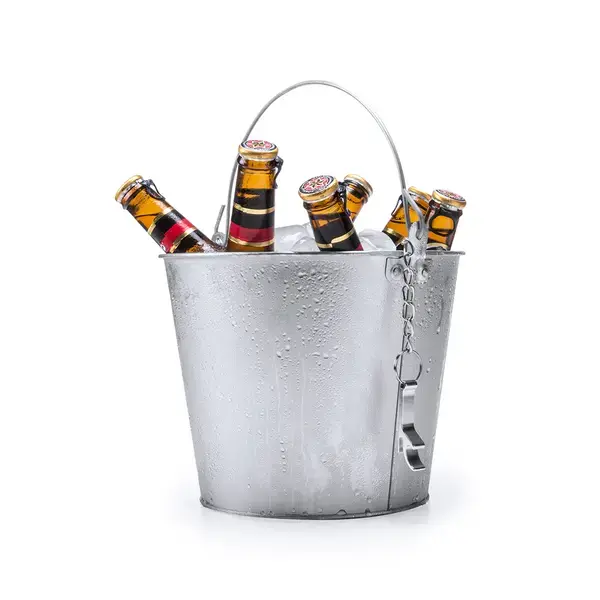 Eimer Blake - silber, Farbe: silber personalisierte Geschenke 