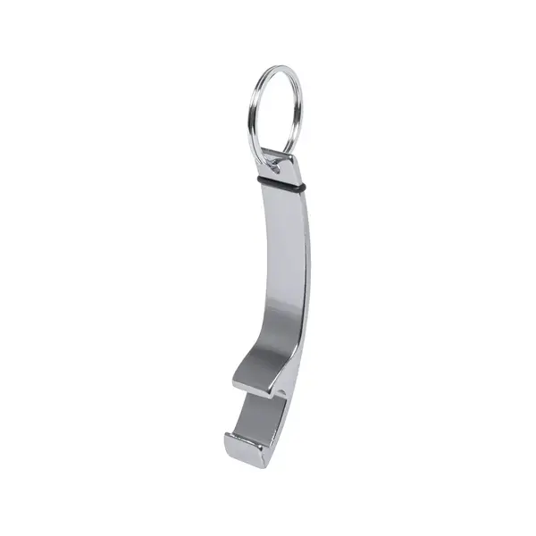 Schlüsselanhänger Flaschenöffner Milter - silber, Farbe: silber personalisierte Geschenke 