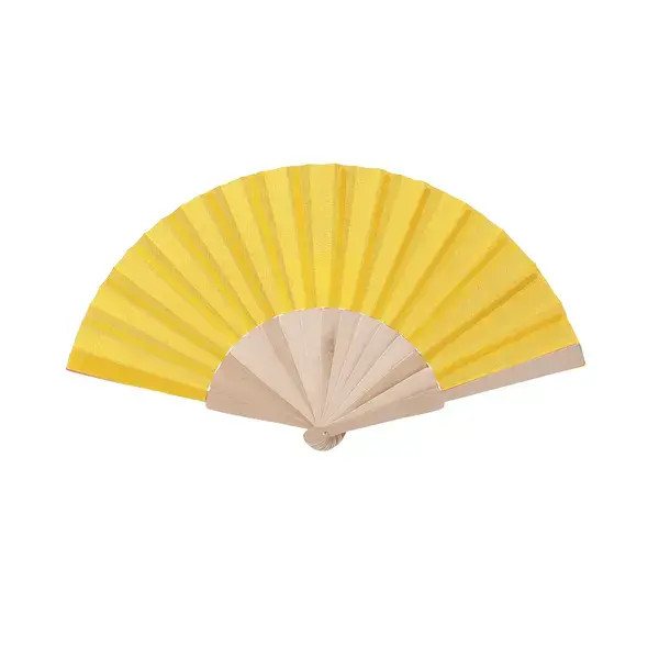 Fächer Folklore - gelb, Farbe: gelb personalisierte Geschenke 