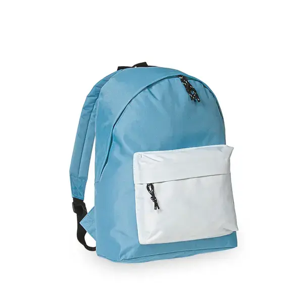 Rucksack Discovery - blau - weiß, Farbe: blau - weiß personalisierte Geschenke 