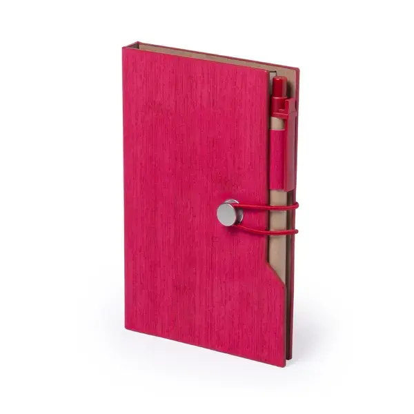 Notizblock Rasmor - rot, Farbe: rot personalisierte Geschenke 