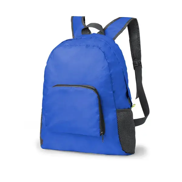 Faltbarer Rucksack Mendy - blau, Farbe: blau personalisierte Geschenke 