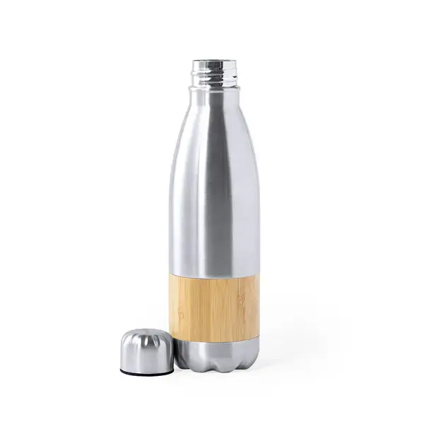 Trinkflasche Guiver - silber, Farbe: silber personalisierte Geschenke 