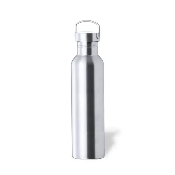 Trinkflasche Whipet - silber, Farbe: silber personalisierte Geschenke 