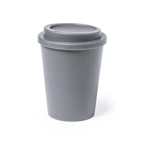 Wärme Trinkbecher Manyuk - grau, Farbe: grau personalisierte Geschenke 